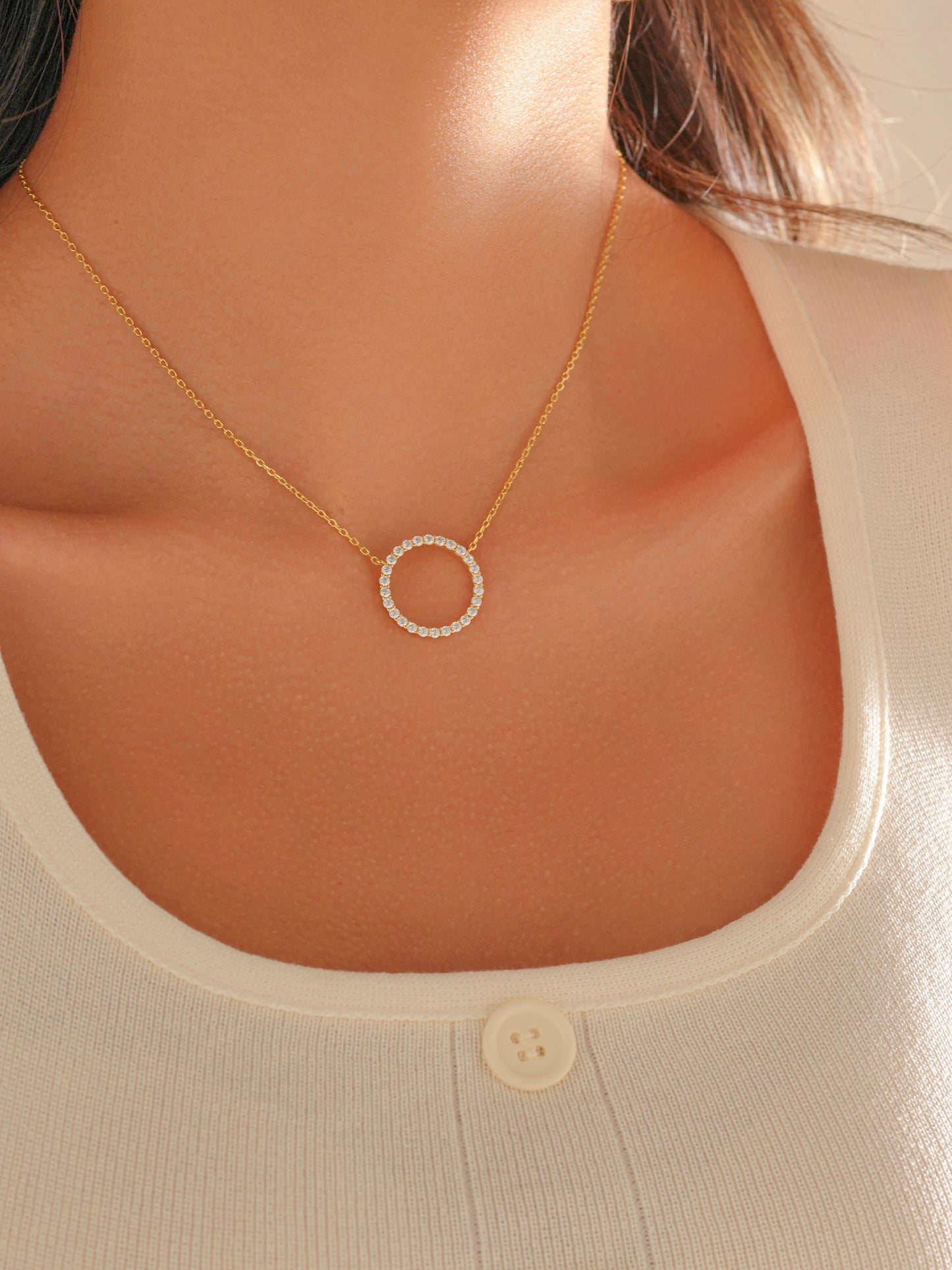 Collana Argento Cerchio