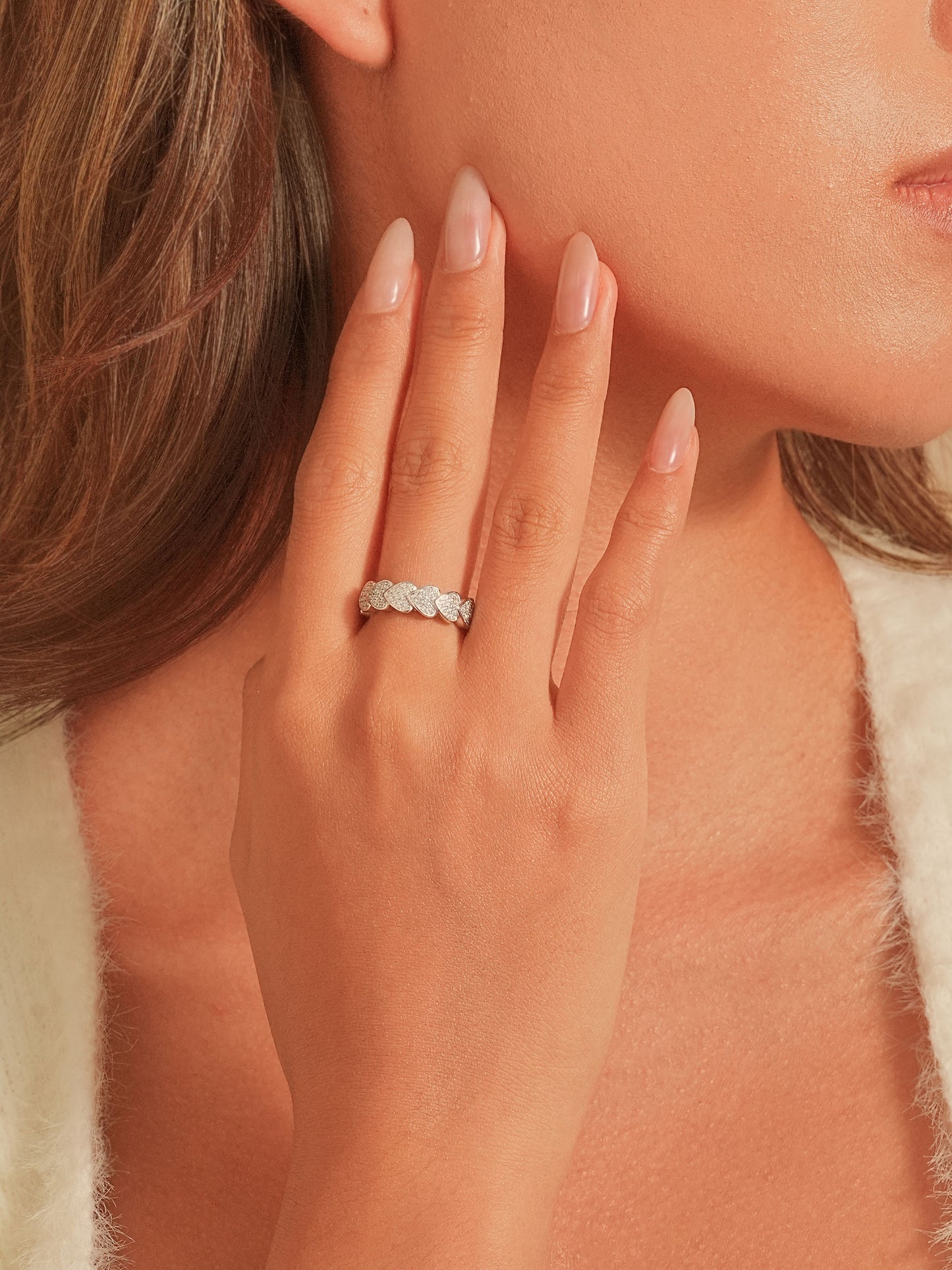 Anello Regolabile Cuori