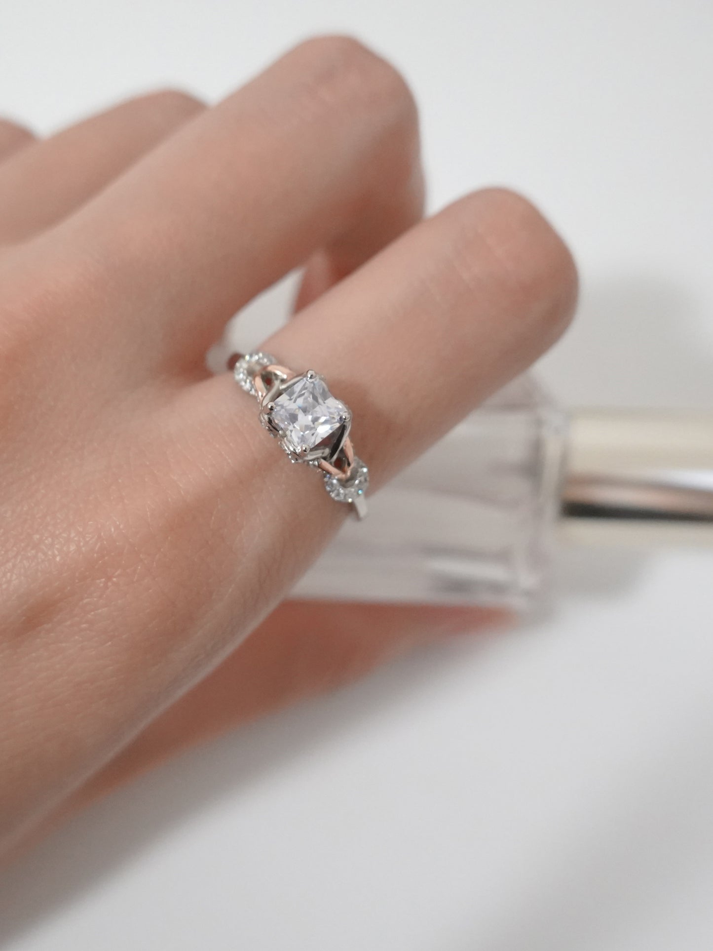Sophi Solitaire Silver Ring