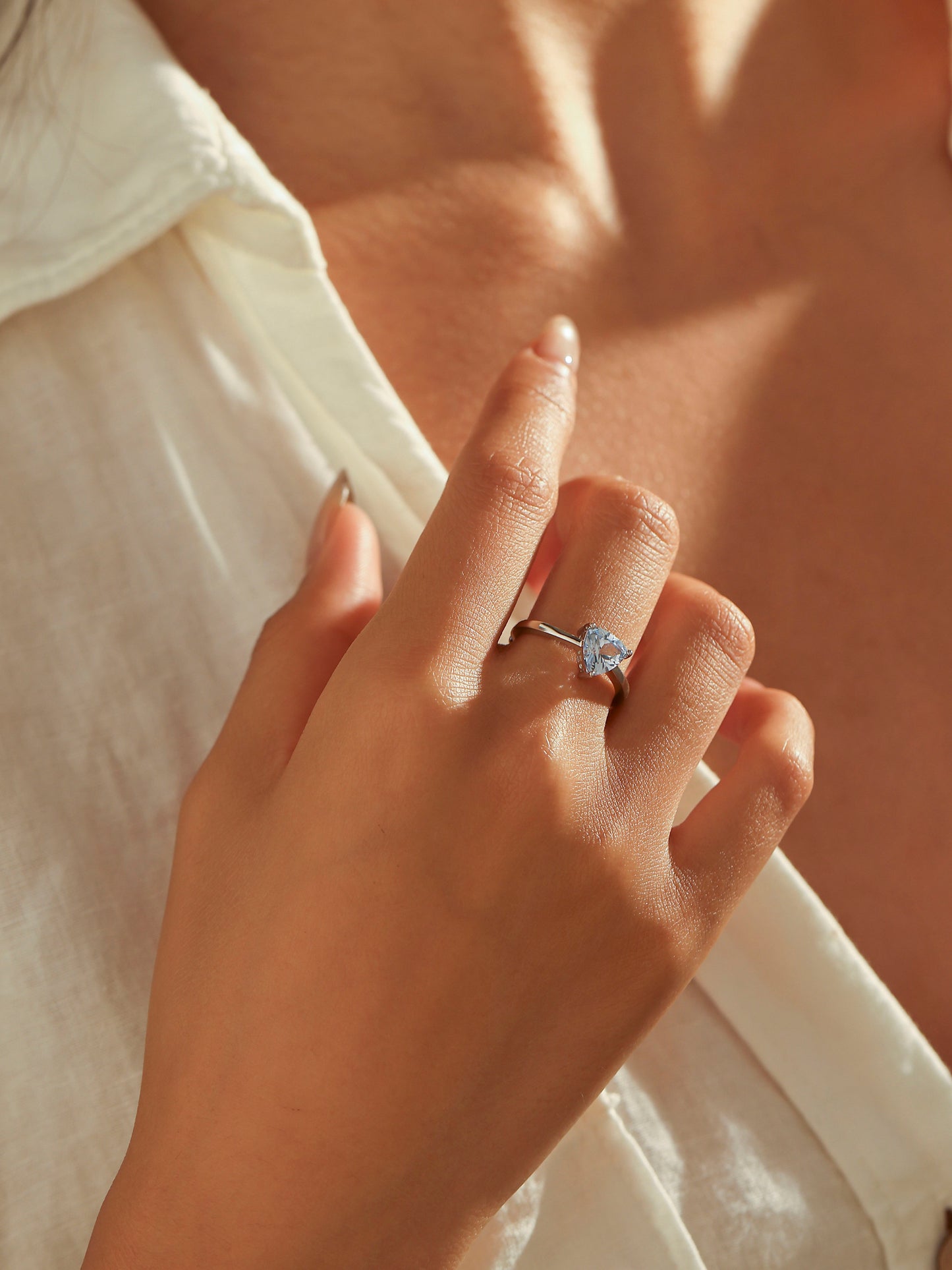 Set Punto Luce Acquamarina Triangolo