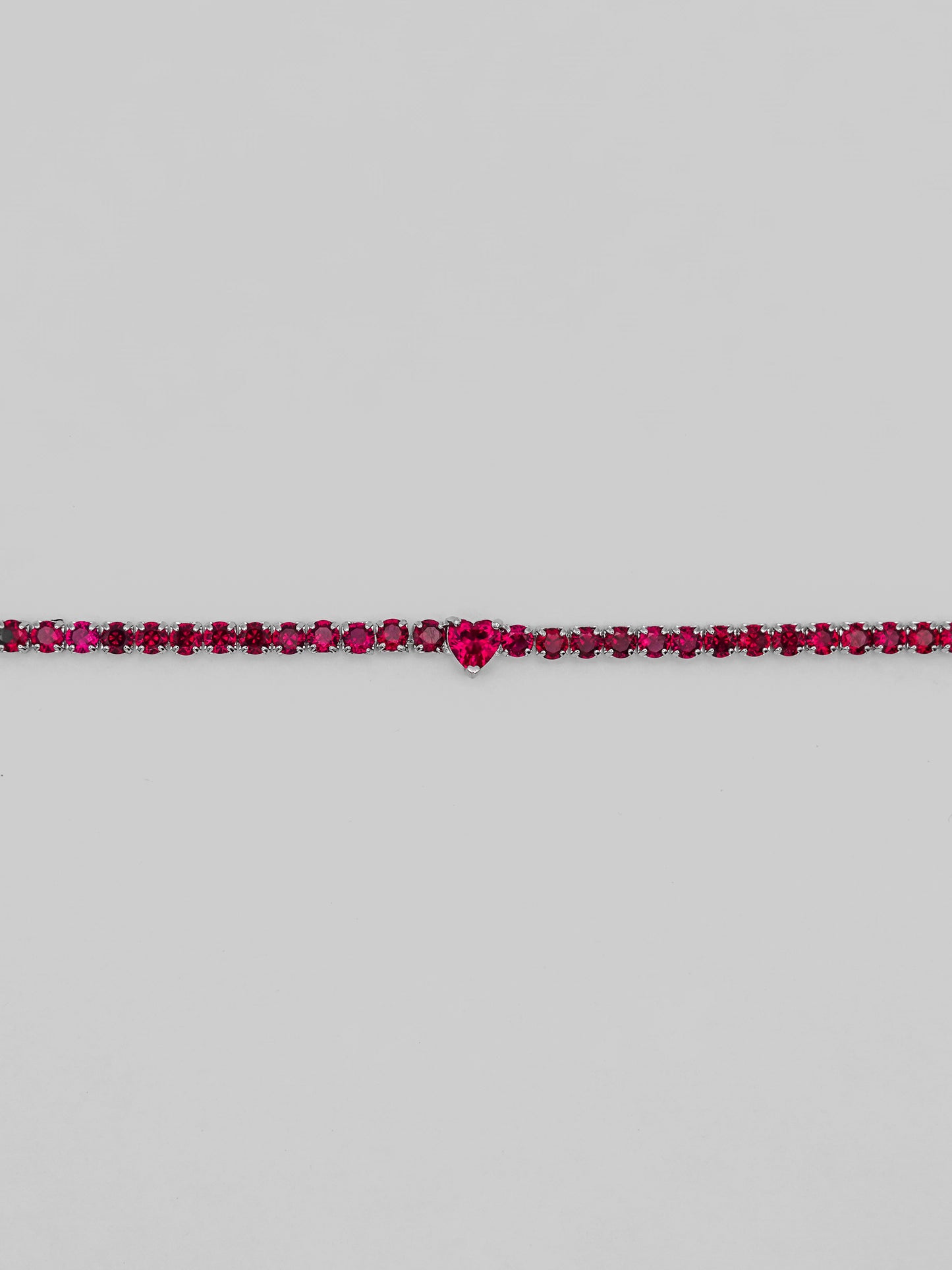 Tennis Bracelet Heart Center