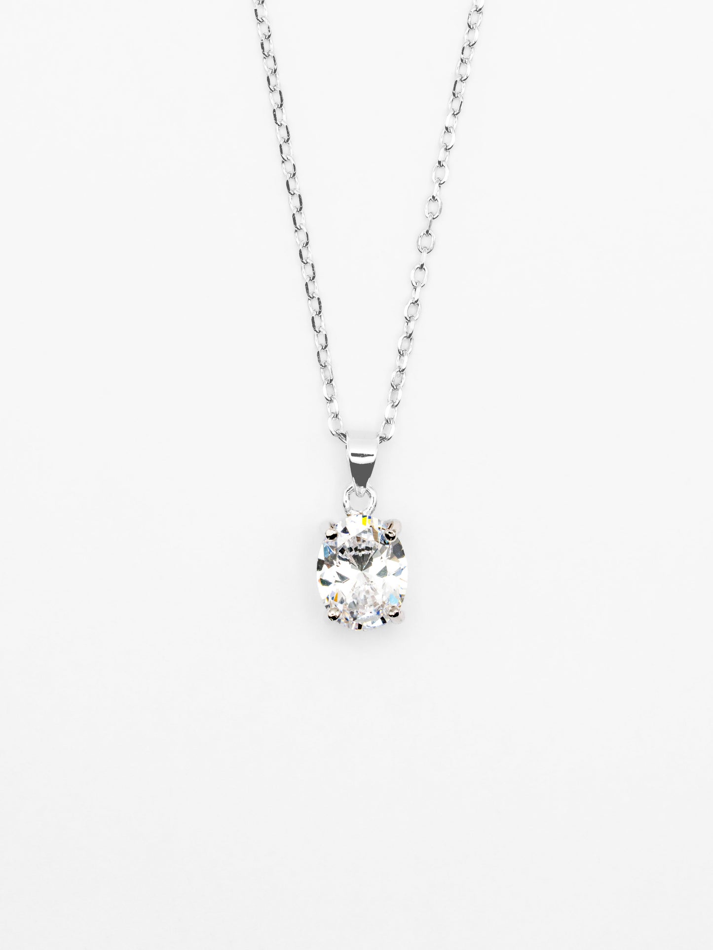 Collana Argento Ovale