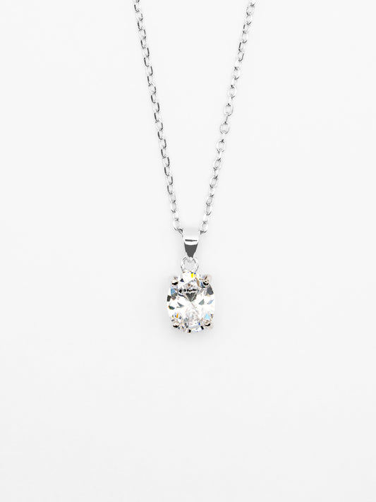 Collana Argento Ovale