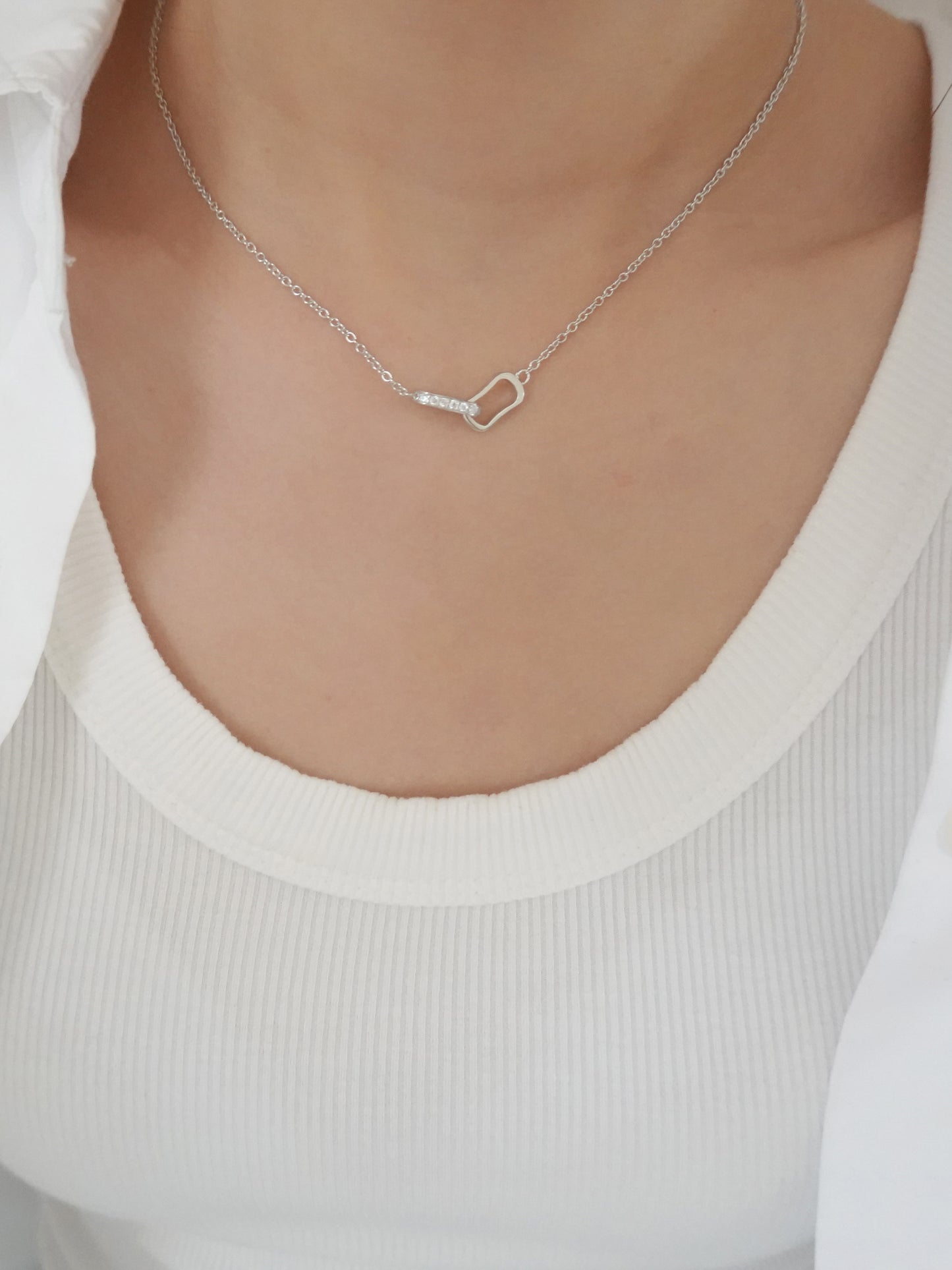 Braided Silver Necklace