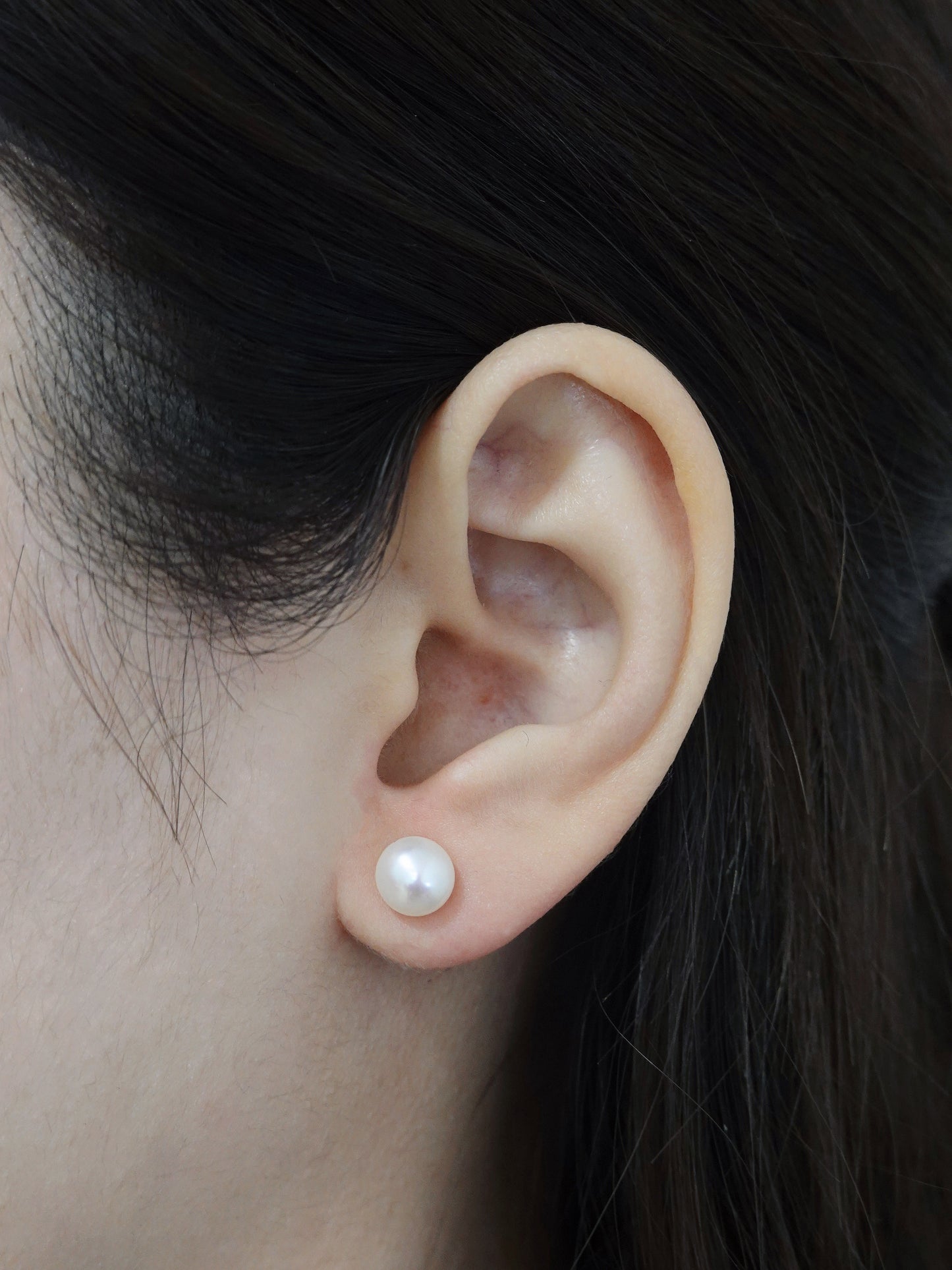 Orecchini Perla con Pendente Cuore Rimovibile