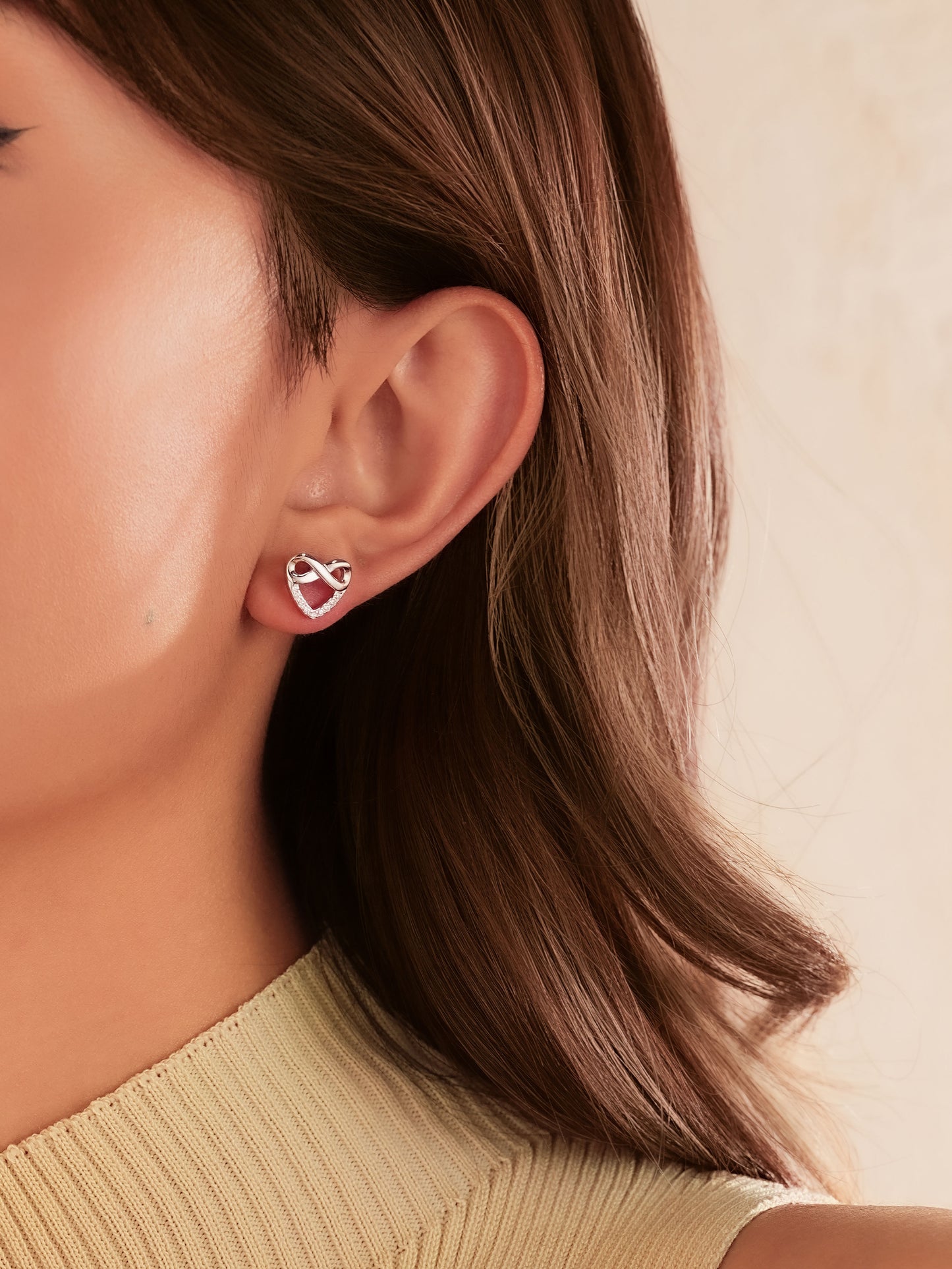 Infinity Heart Earrings