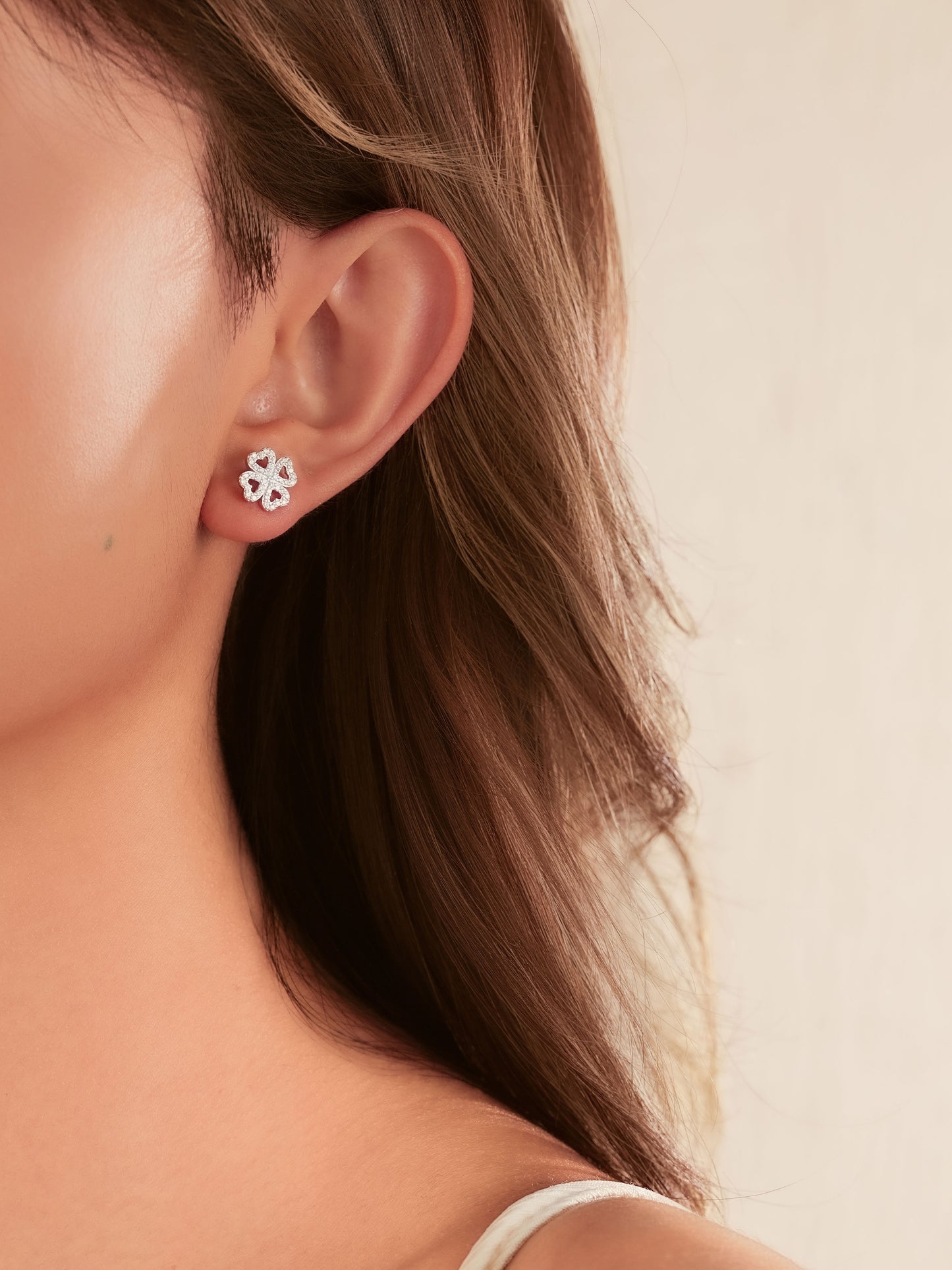 Orecchini Quadrifoglio Love