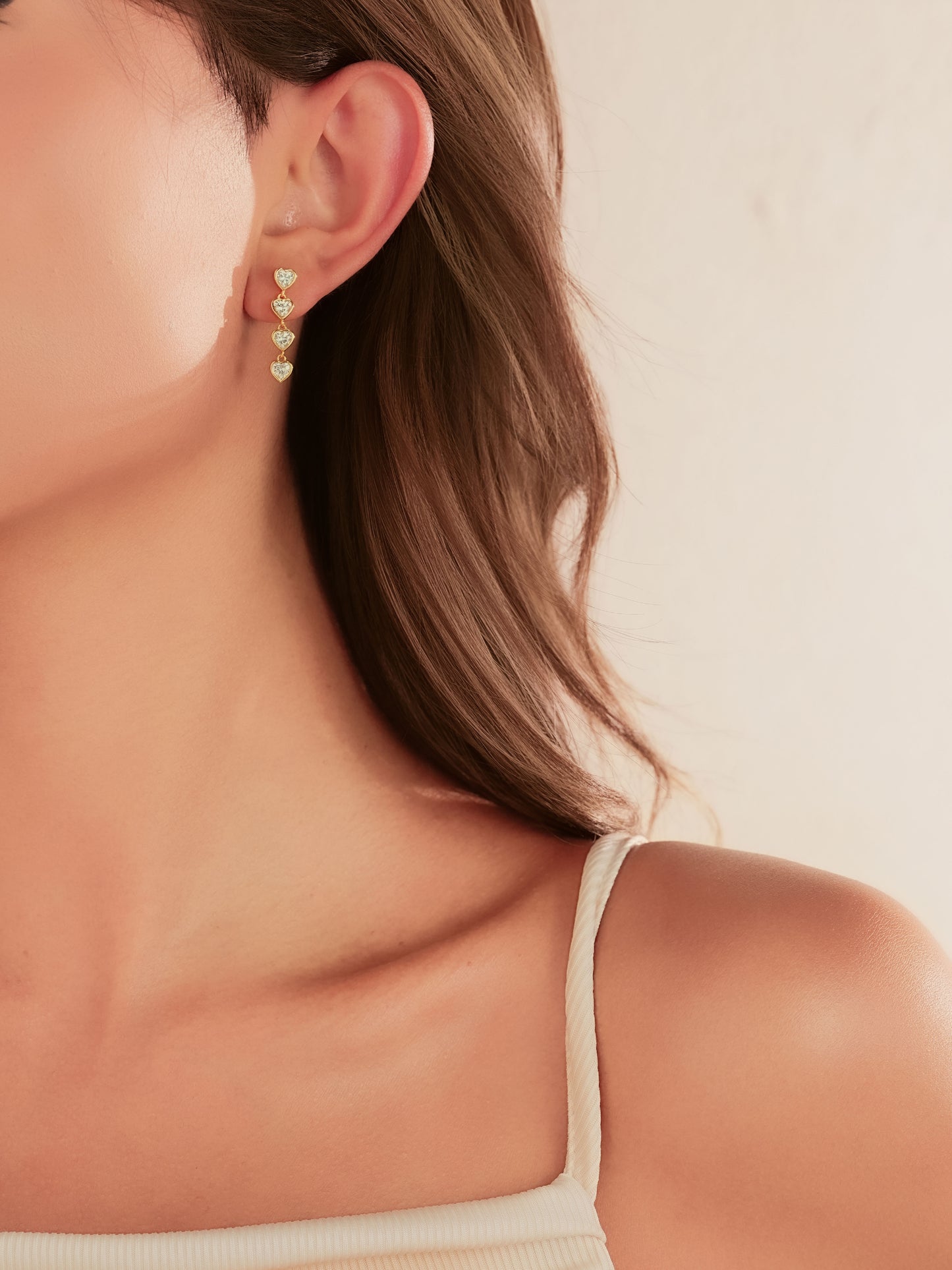 Heart Pendant Earrings