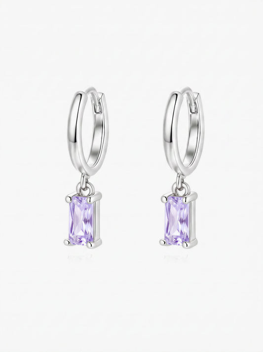 Baguette Hoop Earrings