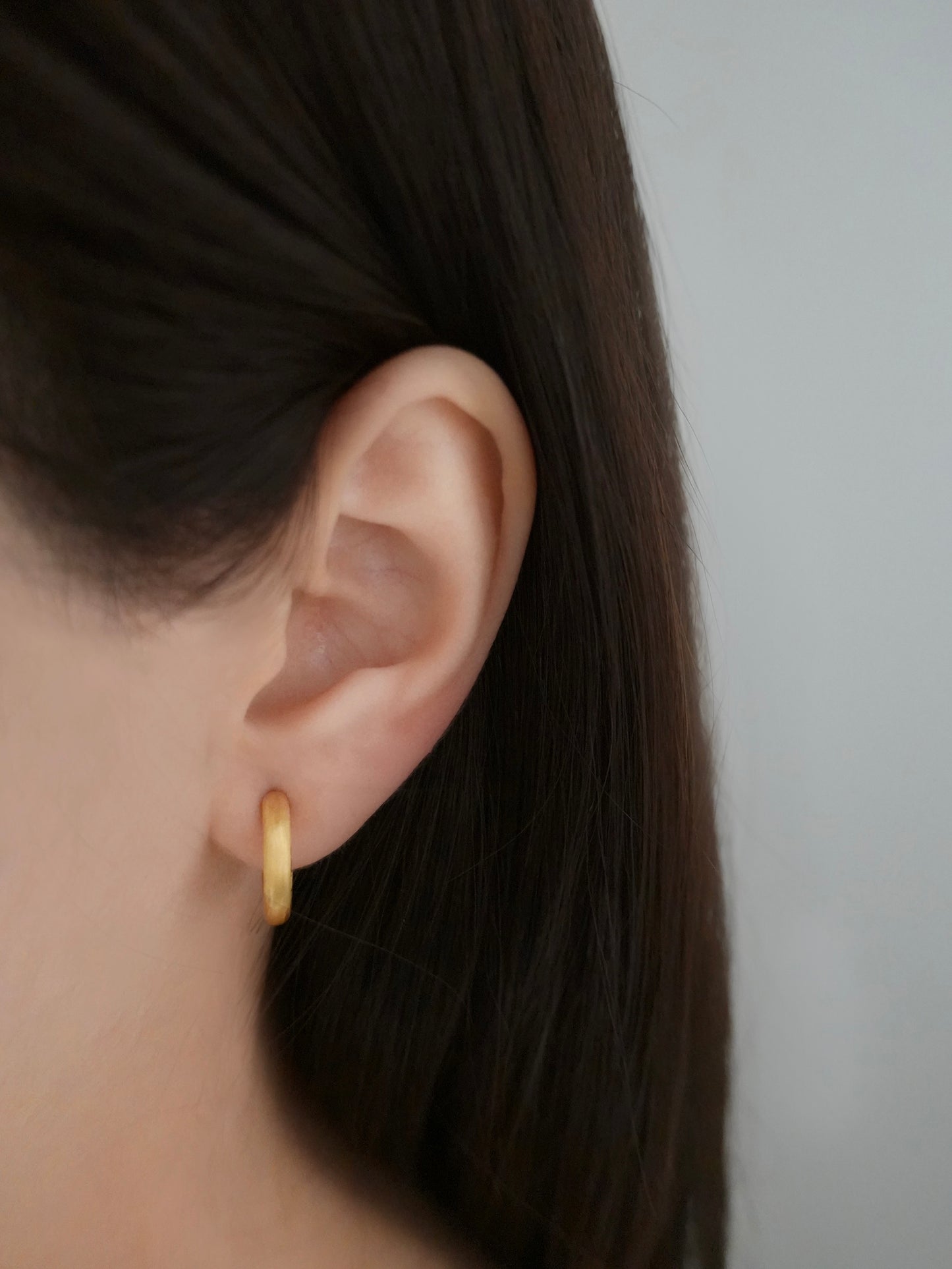 18K Gold Plated Hoop Earrings