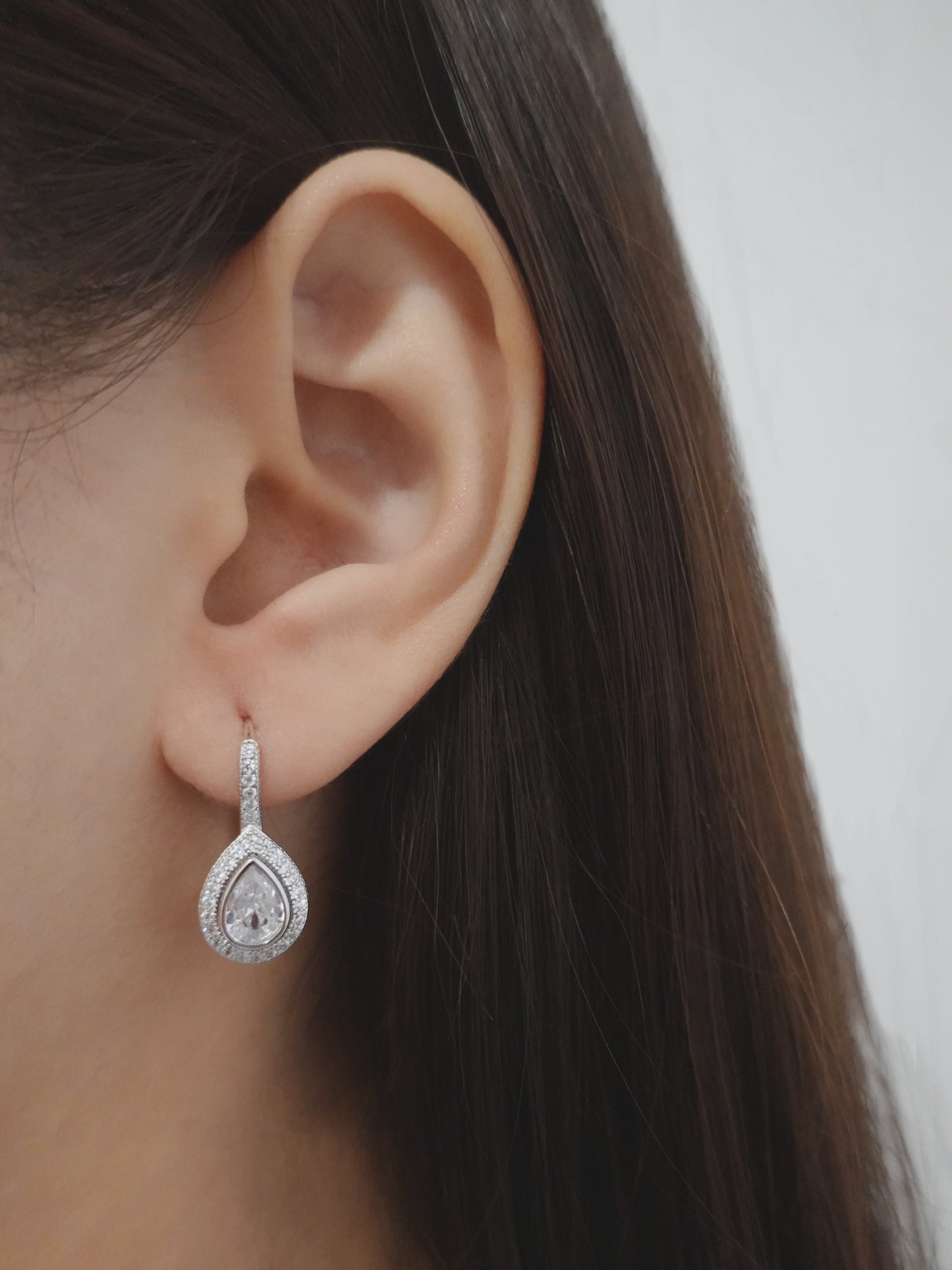 Silver Drop Earrings