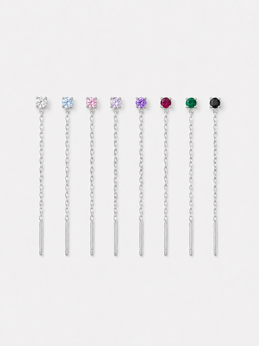 Up-and-Down Light Point Earring 3mm