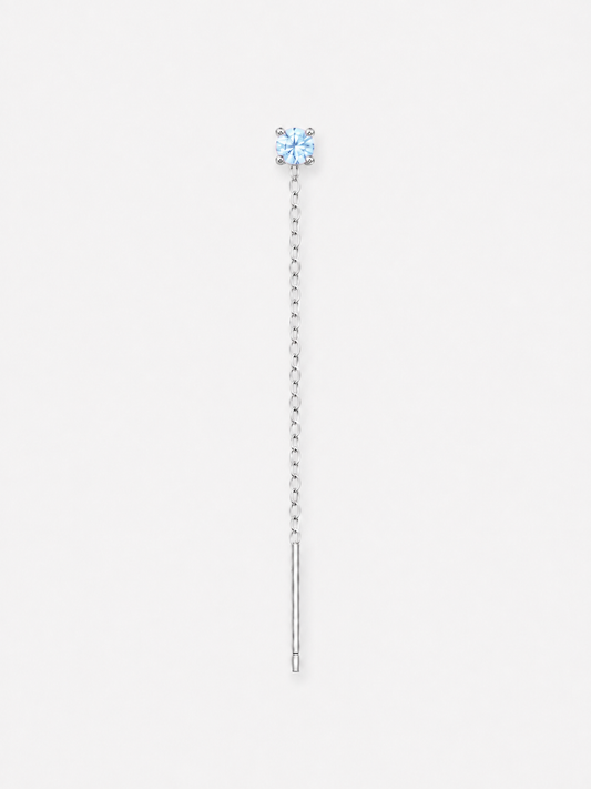 Up-and-Down Light Point Earring 3mm