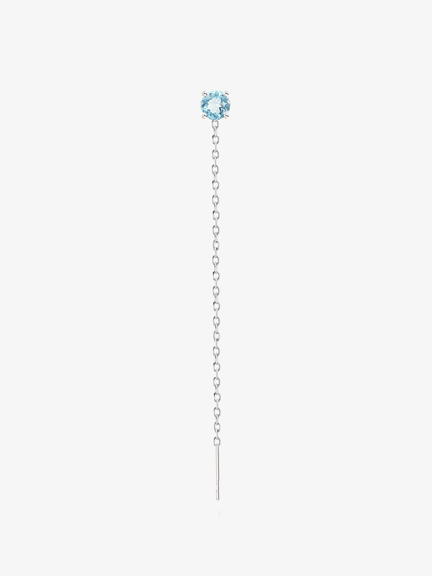 Orecchino Saliscendi Argento Punto Luce 4mm