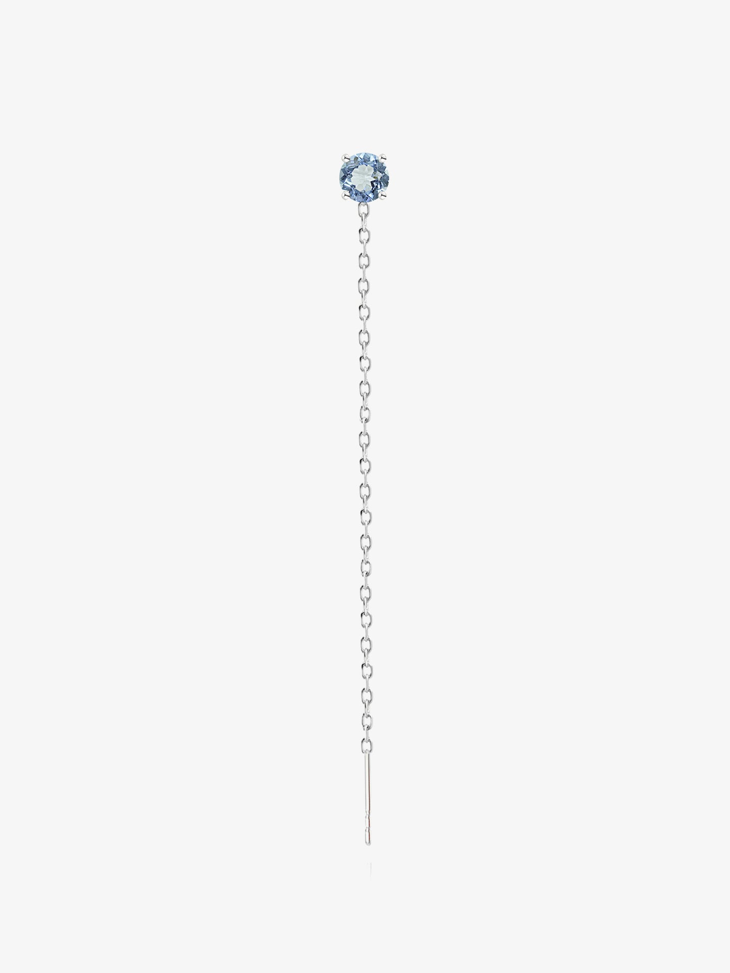 Orecchino Saliscendi Argento Punto Luce 4mm
