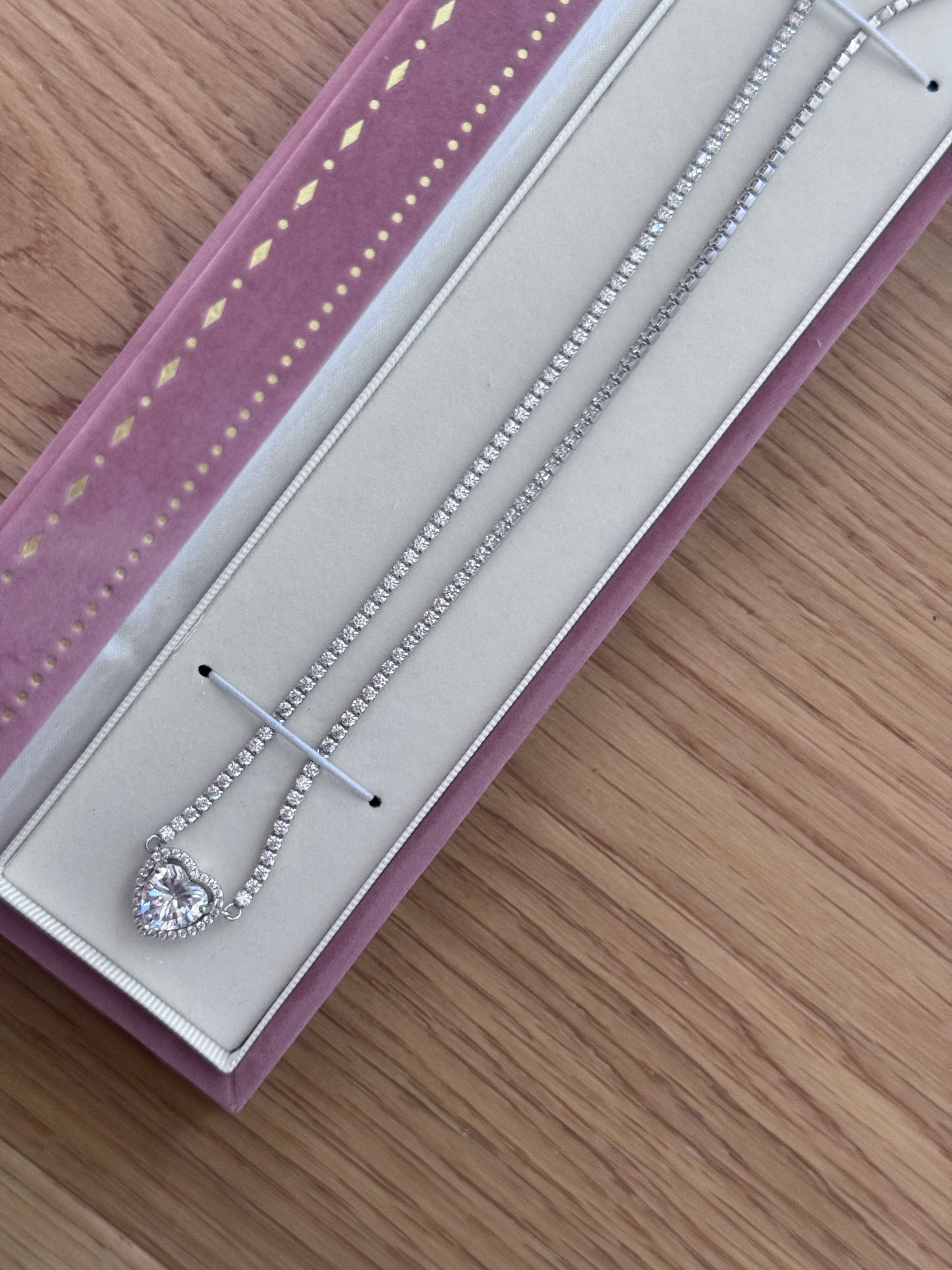 Collana Tennis con Cuore