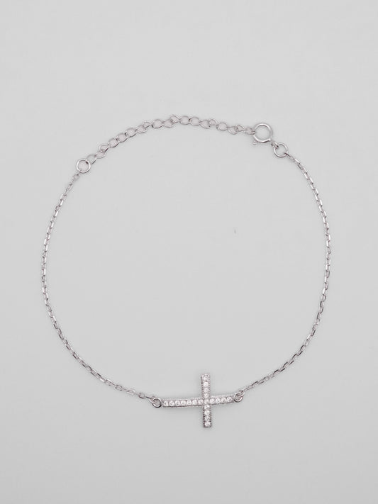 Bracciale Argento Croce