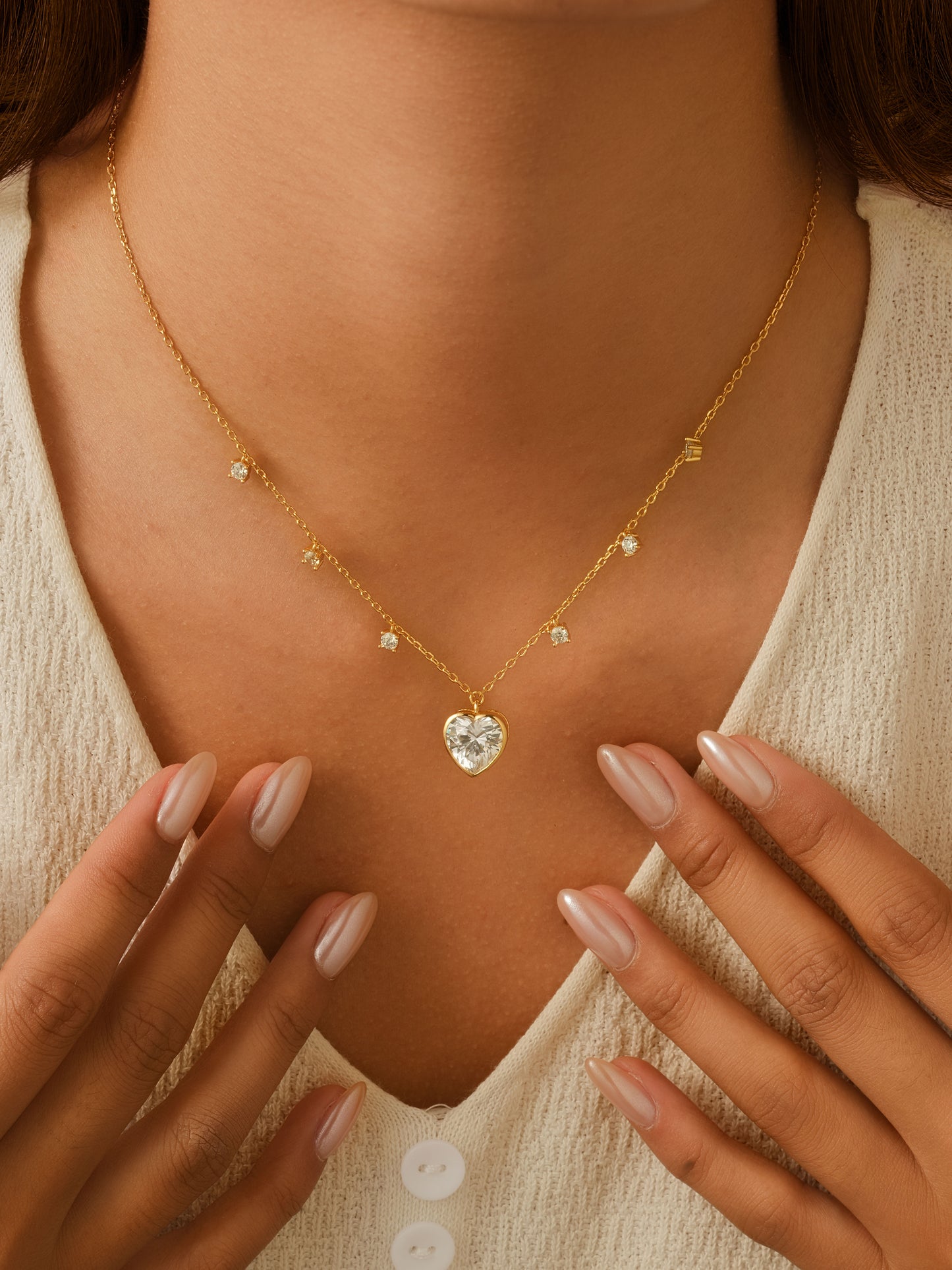 Shine Heart Necklace