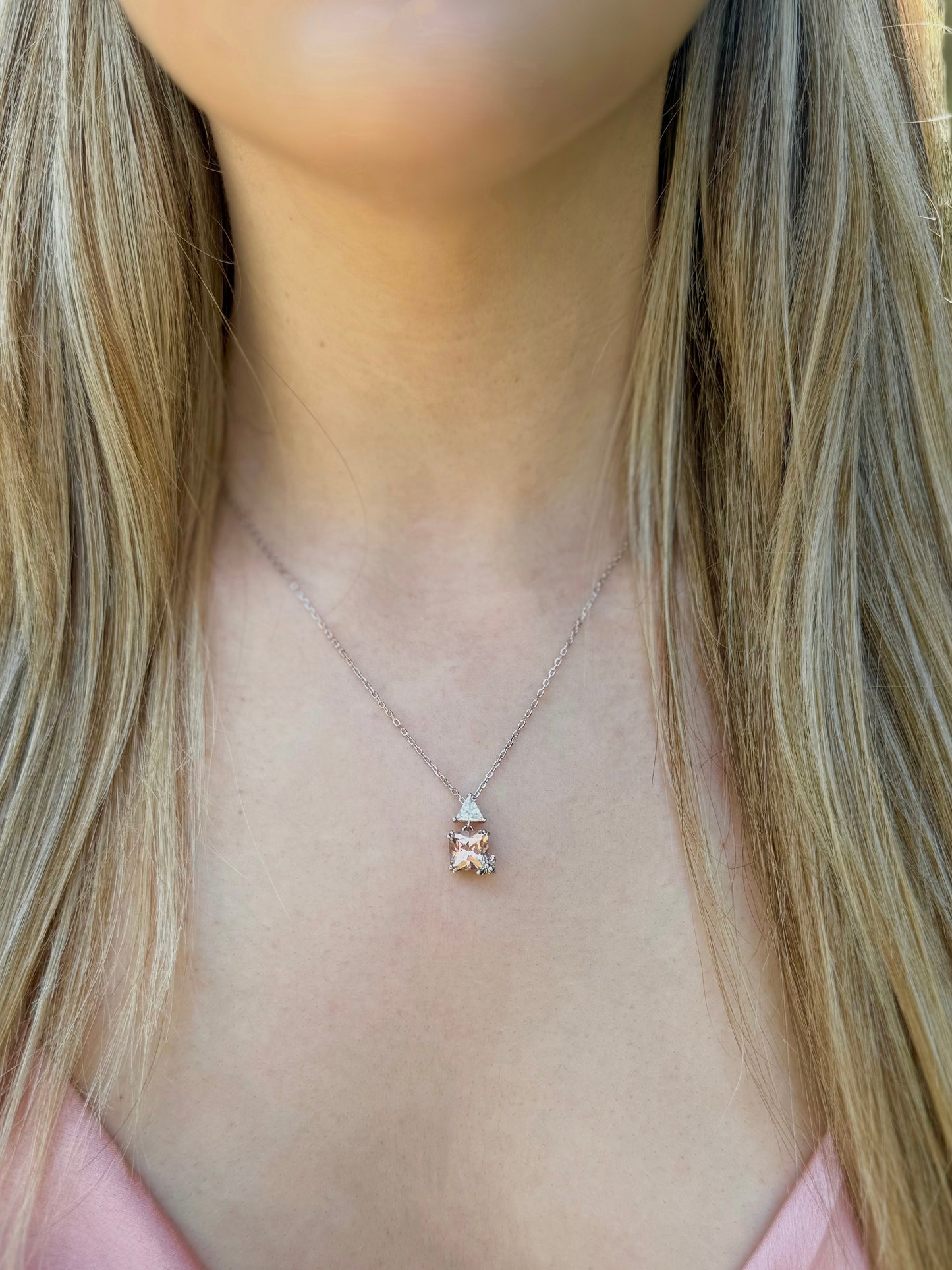 Collana Argento Morganite Ape Grace