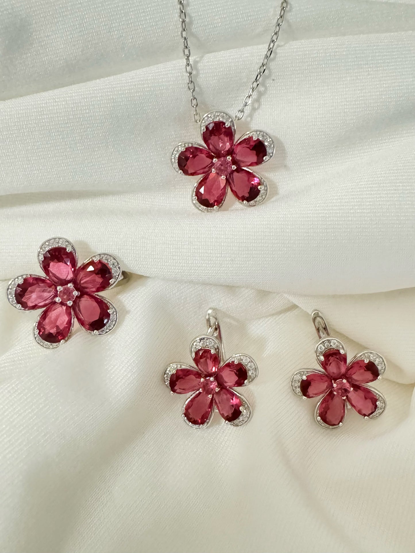 Set Fiore Fucsia