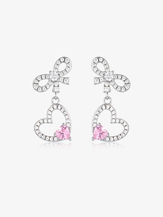 Orecchini Fiocco Cuore