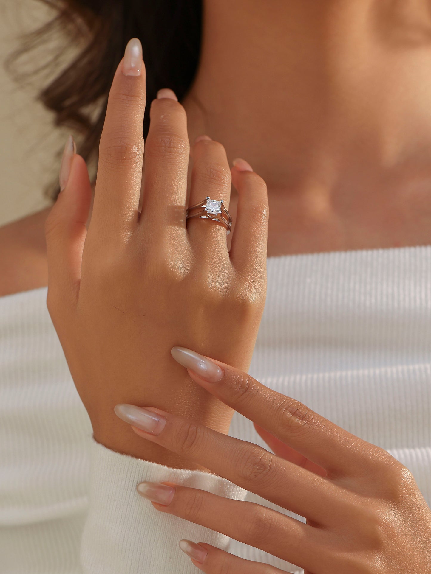 Princess Cut Solitaire Ring