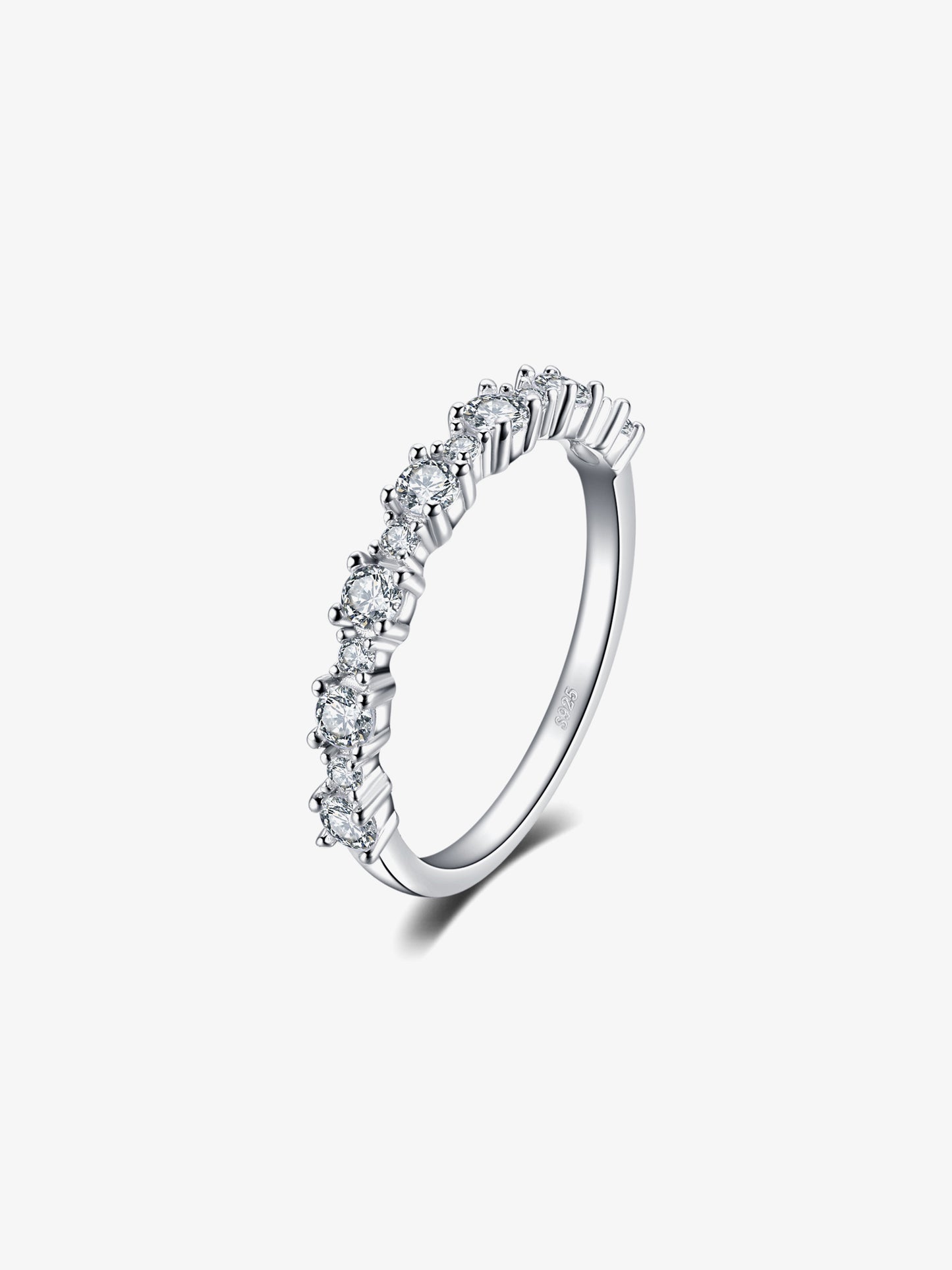 Anello Argento Semi-Eternity Claire