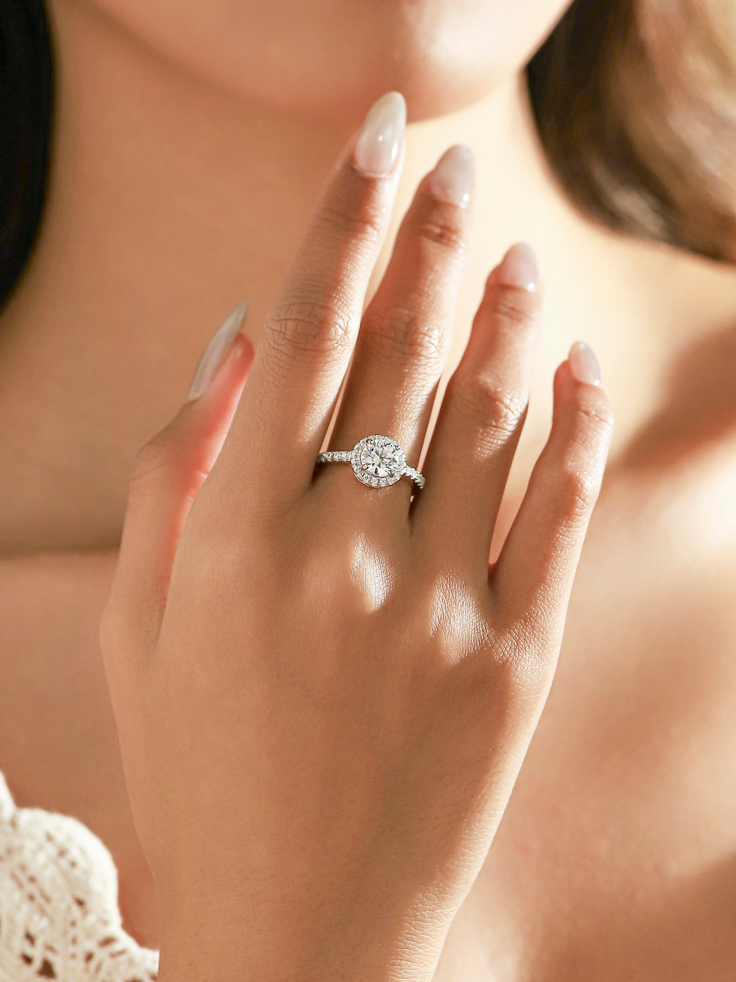 Shine Solitaire Adjustable Ring