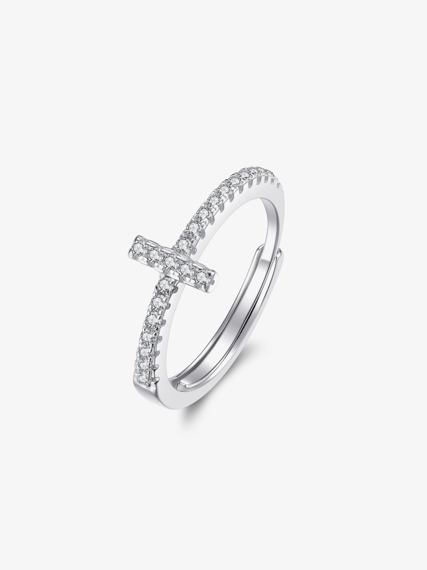 Silver Cross Ring