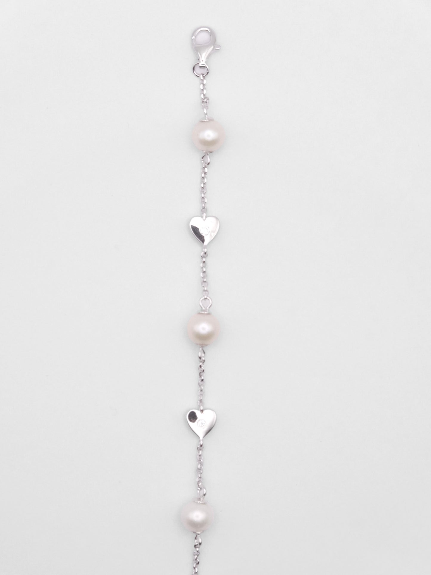 Bracciale Argento Perle Love