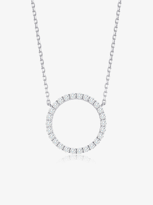 Silver Circle Necklace