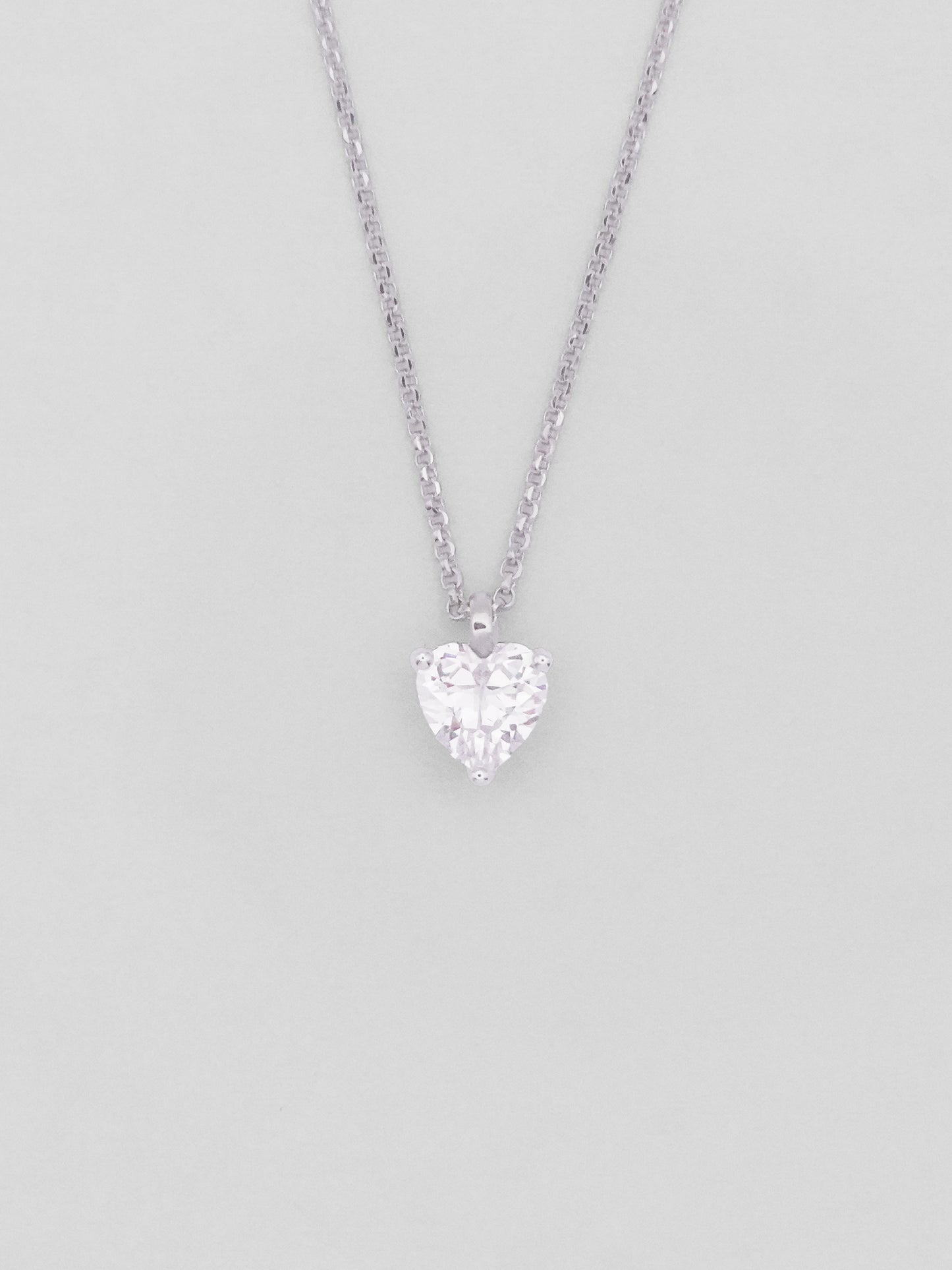 Silver Heart Light Necklace