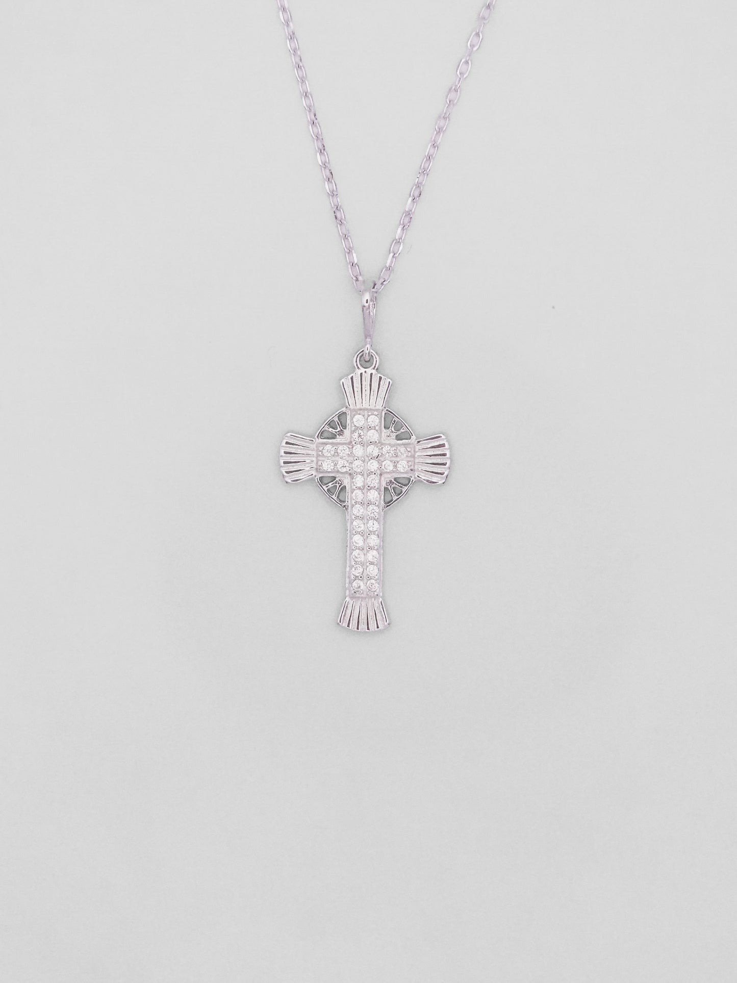 Collana Argento Croce Faith