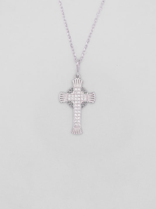 Collana Argento Croce Faith