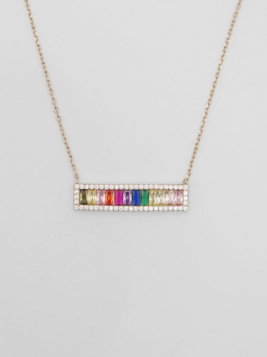 Collana Argento Arcobaleno