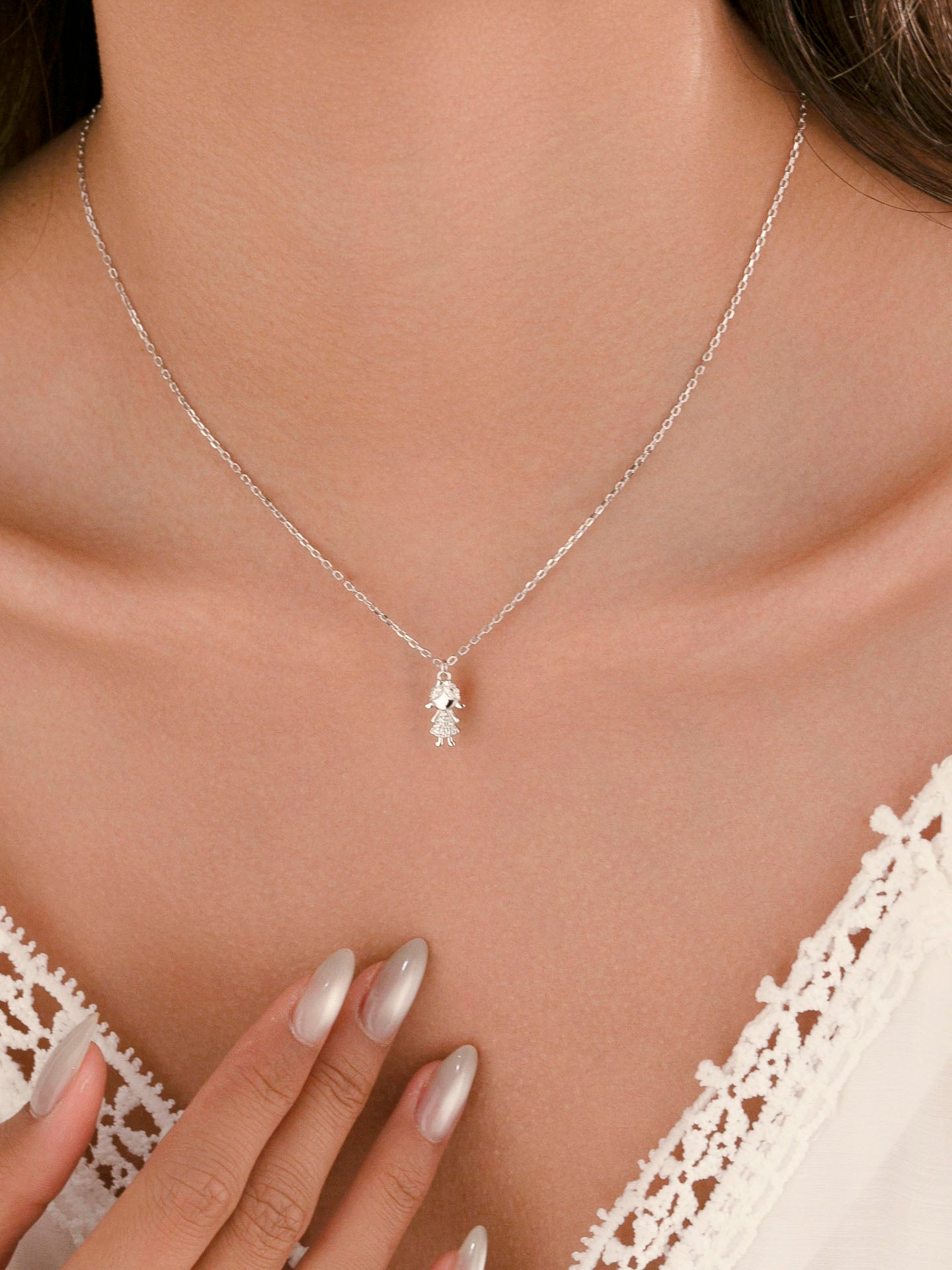 Collana Argento Bimba