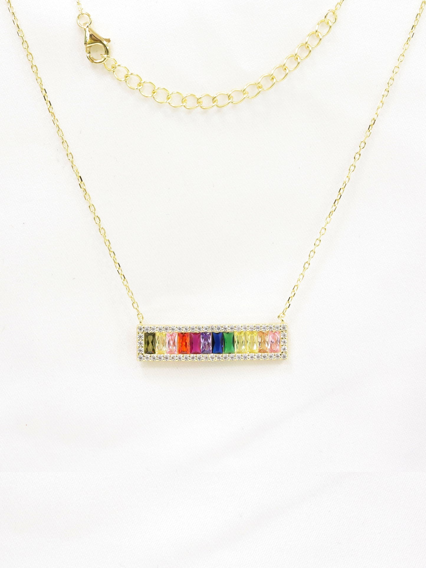 Collana Argento Arcobaleno