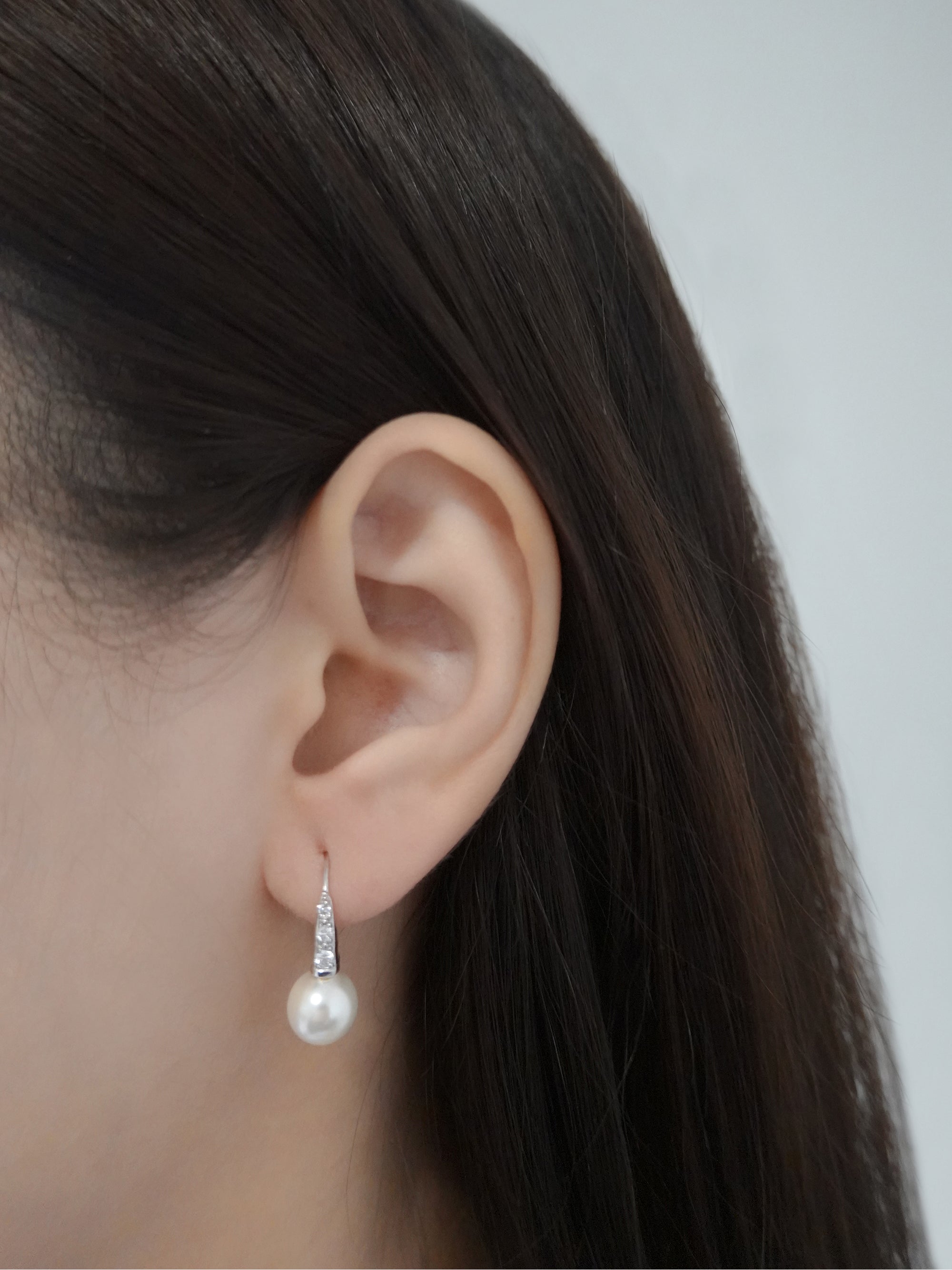 Set 3 Paia Orecchini In Argento 925 Con Perle D'acqua Dolce - Punti Luce 6/7/8 Mm, Ipoallergenici
