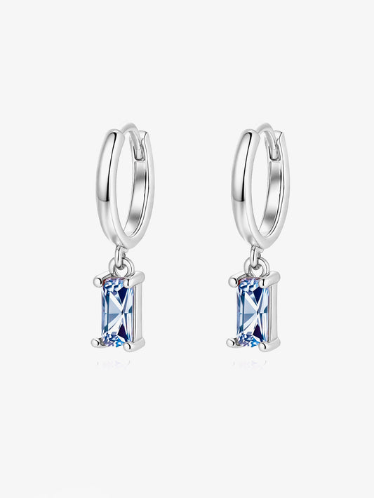 Baguette Hoop Earrings