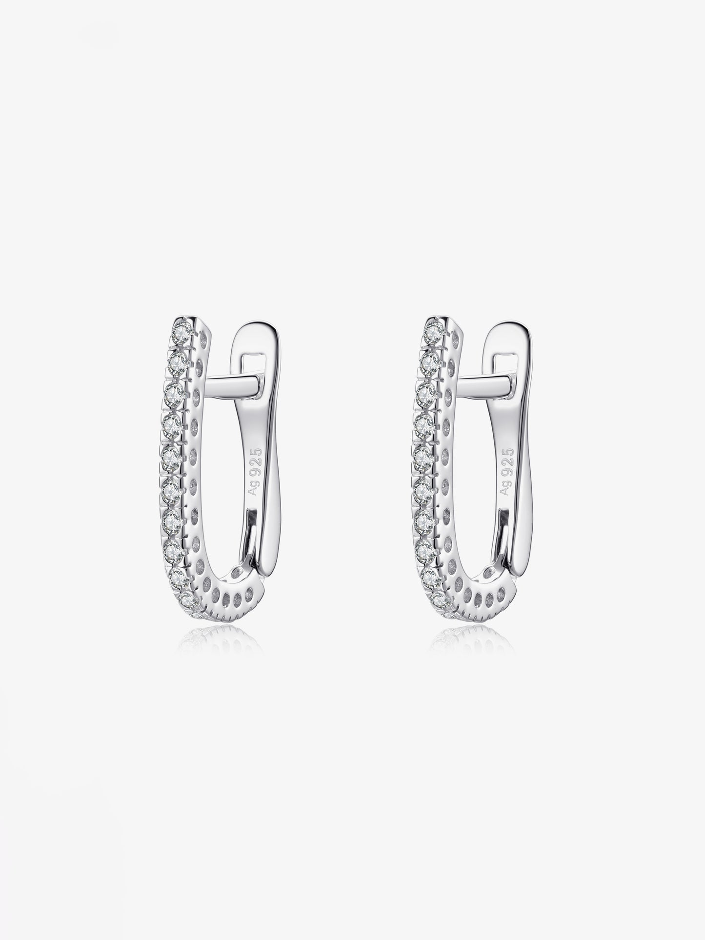 Shine Silver Hoop Earrings