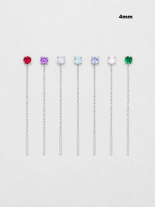 Orecchino Saliscendi Punto Luce 4mm