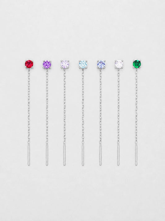 Up and Down Light Point Earring 4mm