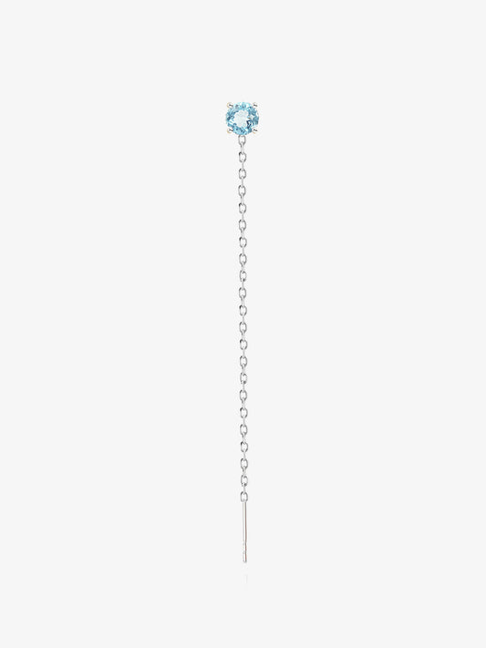 Bling Chain Earring Silver