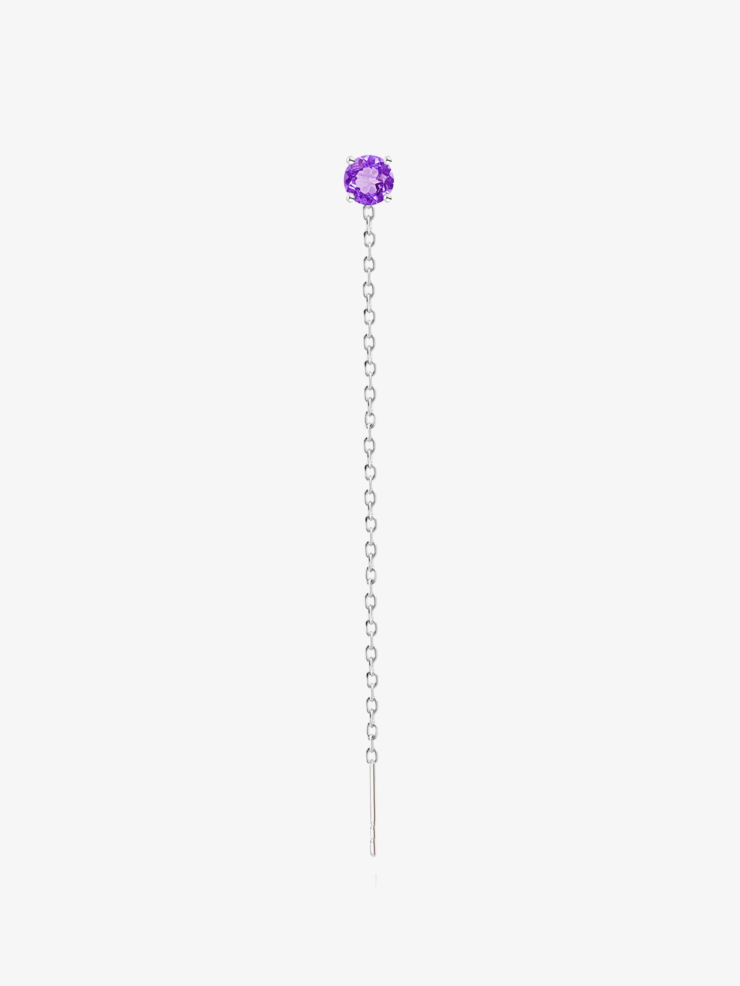 Orecchino Saliscendi Argento Punto Luce 4mm