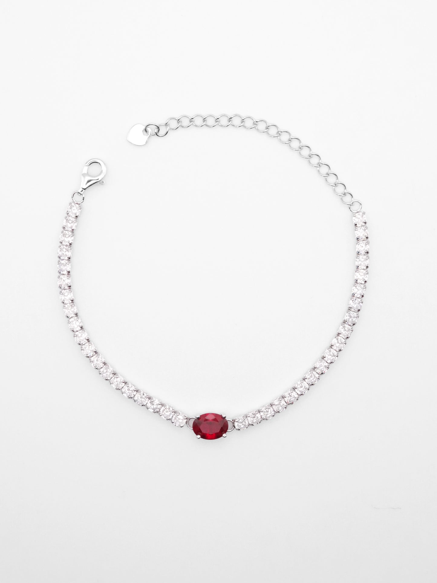 Bracciale Tennis Romantic Red